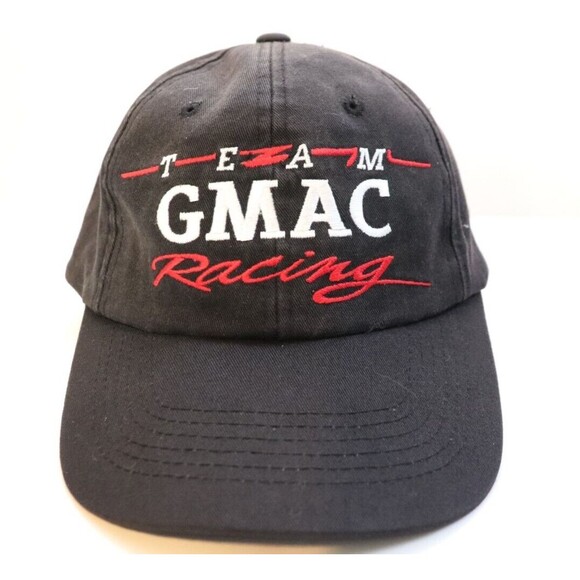 Team GMAC Snapback Black Embroidered Hat Racing 90s‎ Y2K Chase Authentics Nascar - Picture 1 of 6